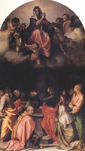 Andrea del Sarto Assumption of the Virgin (nn03) oil painting picture